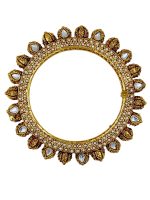 La Trendz High Gold Polish Traditional Ethnic Bangles 1 PCS - Image 2