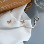 La Trendz Korean Designer Celebrity Butterfly Earrings For Women - Image 5