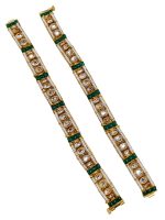 LA TRENDZ Wholesale Designer Kundan Stone Bangles | Ruby Green & White Bridal Bangle Set for Women | Premium Imitation Jewelry for Weddings & Parties - Image 3