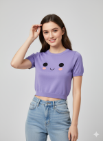 La Trendz Wholesale Knitted Floral Crop Top for Women | Trendy Sleeveless Summer Tops in Bulk