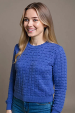 Women's Textured Knit Sweater | Full Sleeve Winter Pullover | Soft Warm Casual Knitwear Top - Image 6