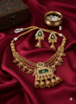 Heritage Jewellery Necklace Set Wholesale | Antique Temple Jewellery Manufacturer India - Image 2