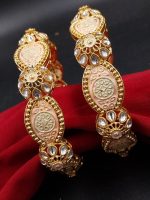 Antique Jewellery Meenakari Rajwadi Polish Party Wear 2 Bangles Set