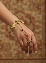 Gold Plated Kundan Hathphool Wholesale Manufacturer & Exporter India | Bridal Hand Harness Jewelry for Resellers