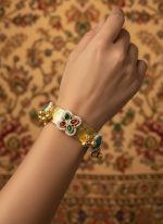 Traditional Kundan Hathphool Bracelet Ring Set | Indian Bridal Hand Jewelry | Bulk Supply for Resellers