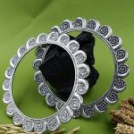 Designer Beautifull Oxidised Floral Bangles Set Of 2