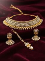 Wholesale Antique Choker Gold Plated Alloy Ethnic Jewellery Supplier - Image 3