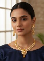 Wholesale Bridal Kundan Necklace Set Gold Plated Imitation Jewellery Supplier