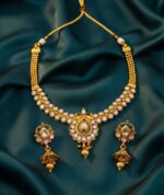 Wholesale Bridal Kundan Necklace Set Gold Plated Imitation Jewellery Supplier - Image 4