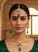Wholesale Bridal Pearl Kundan Necklace Set Imitation Jewellery Supplier