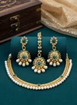 Wholesale Traditional Necklace Set Gold Plated Jewellery Supplier - Image 5