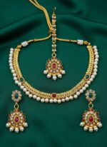 Wholesale Traditional Necklace Set Gold Plated Jewellery Supplier - Image 2