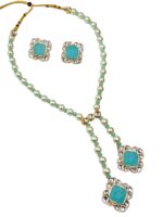 Wholesale Kundan Carving Stone Gold Plated Jewelry Set Export Quality Supplier - Image 3