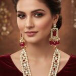 Wholesale Royal Pearl Kundan Necklace Set Bulk | Gold Plated Imitation Jewellery Supplier Export Quality