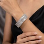Wholesale Elegant CZ Silver Plated Fashion Bangle Kada Set | Export Quality