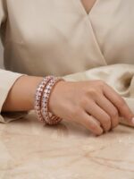Wholesale Elegant CZ Silver Plated Fashion Bangle Kada Set | Export Quality