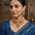 Wholesale Fashion Heritage Rajwadi Kundan Gold Plated Choker Set | Bulk Export Quality Imitation Jewellery