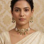 Wholesale Fashion Heritage Rajwadi Kundan Gold Plated Choker Set | Bulk Export Quality Imitation Jewellery
