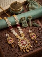 Wholesale Rajwadi Matte Gold Plated Kundan Jaipur Jewellery | Bulk Fashion Jewelry Manufacturer - Image 2