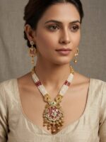 Wholesale Rajwadi Matte Gold Plated Kundan Jaipur Jewellery | Bulk Fashion Jewelry Manufacturer