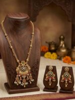 Wholesale Rajwadi Matte Gold Plated Kundan Jaipur Jewellery | Bulk Fashion Jewelry Manufacturer - Image 2