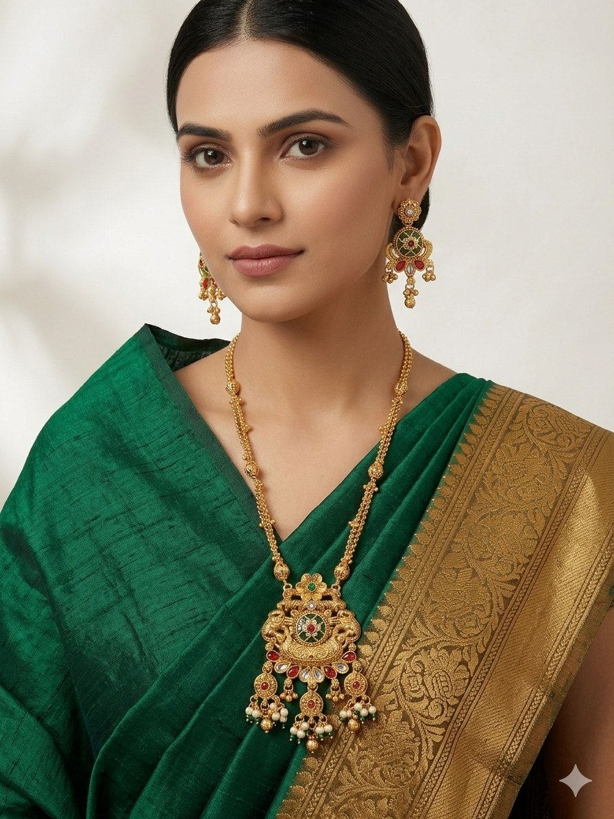 KS01412_0230270MLT_WEBSITE_A Wholesale Rajwadi Matte Gold Plated Kundan Jaipur Jewellery | Bulk Fashion Jewelry Manufacturer - Image 1