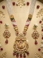 Wholesale Rajwadi Matte Gold Plated Kundan Jaipur Jewellery | Bulk Fashion Jewelry Manufacturer - Image 2
