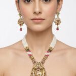 Wholesale Rajwadi Matte Gold Plated Kundan Jaipur Jewellery | Bulk Fashion Jewelry Manufacturer