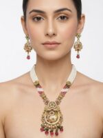 Wholesale Rajwadi Matte Gold Plated Kundan Jaipur Jewellery | Bulk Fashion Jewelry Manufacturer