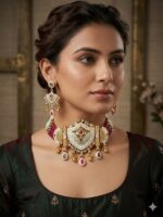 Wholesale Rajwadi Matte Gold Plated Kundan Jaipur Jewellery | Bulk Fashion Jewelry Manufacturer