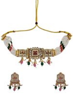 Wholesale Rajwadi Matte Gold Plated Kundan Jaipur Jewellery | Bulk Fashion Jewelry Manufacturer - Image 3