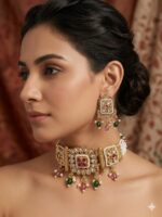 Wholesale Rajwadi Matte Gold Plated Kundan Jaipur Jewellery | Bulk Fashion Jewelry Manufacturer
